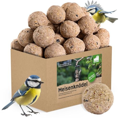 Fepro Meisenknödel ohne Netz, 200 Stück (a 90g = 18 kg), Vogelfutter Wildvogelfutter Meisenkugel Ganzjahresfutter Fettfutter Fat Ball