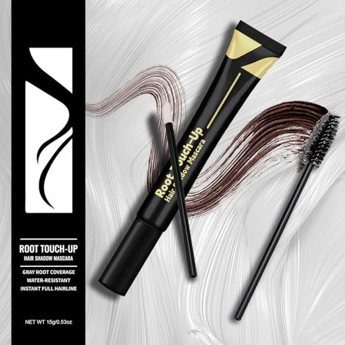 HAIOLORPRO Haarmascara, Haarpuder Frauen Graue Haare Abdecken Bart Farbe Männer