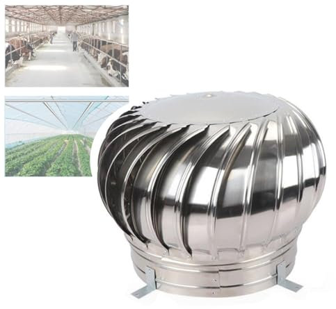 Chimney Cap,Chimney Spinner Cowl Chimney Cap, Rotating Chimney Cowl Cap Spinner, Chimney Rain Cap, 304 Stainless Steel Fireplace Chimney Cover, for Insulation Vent Cover Outside