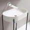 Rubinetto per vasca da bagno salvaspazio con ugello girevole a 180 gradi e pieghevole (grigio)