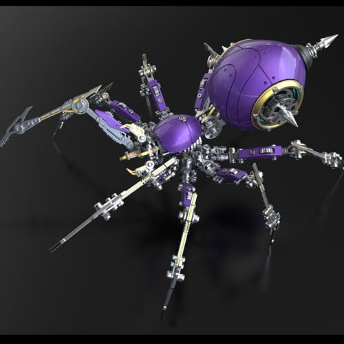 UpGLeuch 3D metall pussel spindel modellbyggsats för vuxna, gör-det-själv metall 3D pussel modell kit med verktyg, skrivbordsleksak presenter för vuxna