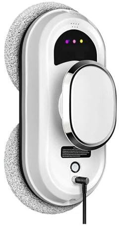 JHXHFJXZ Robot Limpiador de Ventanas Inteligente con Control Remoto, Aspirador eléctrico de vidrios for el hogar para Vidrio sin Rayas