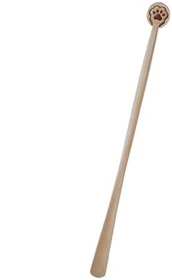 Calzascarpe con manico lungo per anziani e donne incinte, in legno massiccio magnetico, design portatile, facile sollevatore di scarpe, accessorio creativo per la casa, ideale per uso anziano