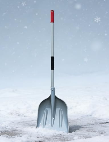 Kraftig snöskyffel (156x37x50cm)