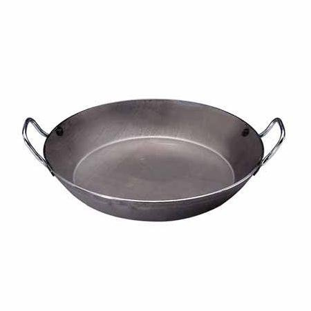 De Buyer - 5113.50 - Sartén con 2 asas (sartén para servir) de acero de hierro pesado - 50 cm.