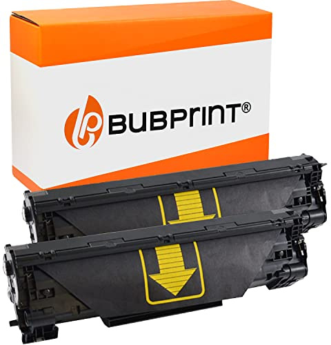 Bubprint 2 Toner kompatibel als Ersatz für HP CF283A 83A für HP Laserjet Pro MFP M125nw M125a M126a M126nw M127fn M127fs M127fw M128fn M128fw M201dw M201n M225dn M225dw M226dn M226dw Schwarz
