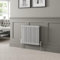 DuraTherm® 600 x 605mm White Traditional Horizontal Designer Radiator Triple Column Colosseum Cast Iron Style Central Heating Panel Radiators Rad
