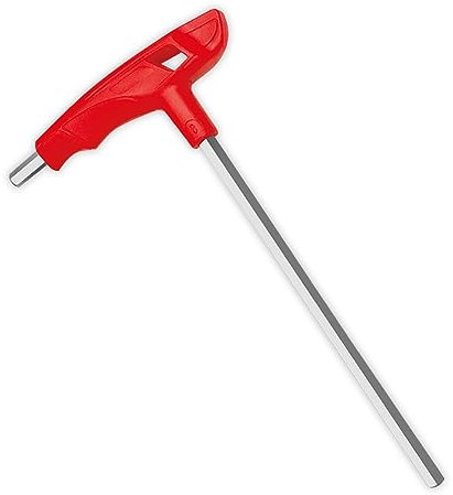 WISEUP Hex Keys, 5mm Allen Key, CR-V Heavy Metric Hex Wrench, Extra Long Flat End Allen Keys