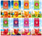 Teekanne frio 8er-Mix, erfrischend-fruchtiger Genuss ohne Zucker, (8 x 45 g)