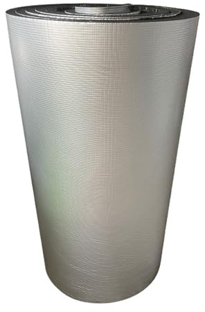 AITAF Mousse Isolante Phonique Pour Sols, Murs, Lofts, Toits, Isolant Thermique Auto-adhésif Rouleau 5mm Isolation Acoustique Thermique Réfléchissante Haute Température (Size : 1mx2m)