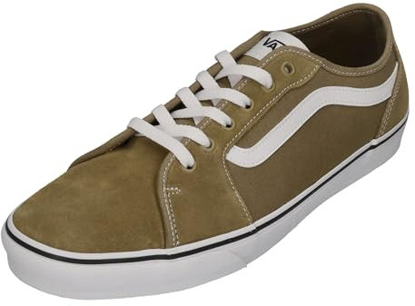 Vans Filmore Decon Herren Sneaker, Suede Canvas Olive White, 42.5 EU