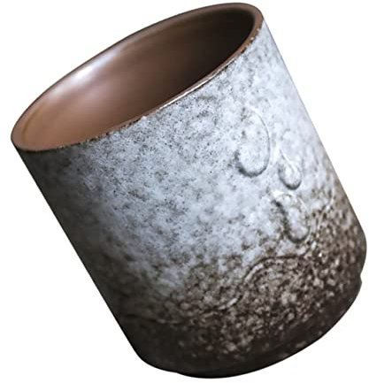 Mikinona Taza De Té De Japonés Creativa Resistente Al Calor Cerámica Blanca Sin Asa Hogar y Oficina Adecuado Para Servir Té y Otras Bebidas Taza Grande