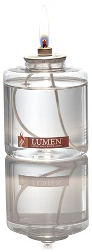 Lumea Flüssigwachskerzen 6 Stück | Pflanzenölkartuschen 6 Stück | Bis zu 40 Stunden Brenndauer pro Kerze | 100% reines Pflanzenöl | Für Lumea Tischlichter/Windlichter