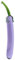 AMAZBEE Consolador de cristal,Entrenador de plugs vaginales Masajeador de próstata Plug de clítoris Vegetal Masturbador femenino Art Juguete sexual (Eggplant)