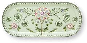 Pip Studio Lily&Lotus Light Green Kuchenplatte 33,3x15,5cm