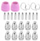 Mtsooning 24 Stück WSD-60P AG-60 SG-55 Plasmaschneider Zubehör Schneidbrennerspitzendüsen Verbrauchsmaterialien-Set