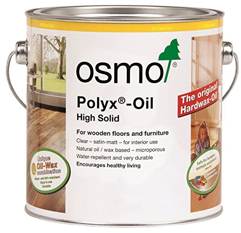 Osmo 3262D - Olio di cera dura Polyx da 2,5 l, colore: Trasparente opaco