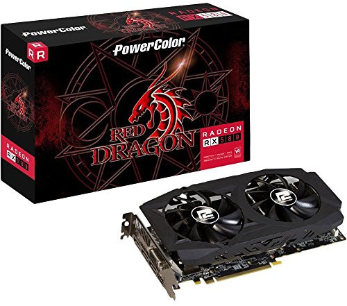 PowerColor Radeon RX 580 8GB D5-3D HDV2/OC RED Dragon V2 Tarjeta gráfica