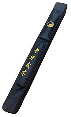 ZooBoo Taichi Sac de Transport pour épée – Sac de Transport pour épée de Kung fu Chinois Simple et Double Couche – Étui de Transport pour Armes d'armes martiales – Sac à bandoulière – Tissu Oxford