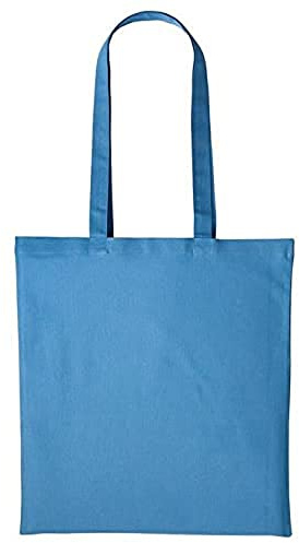 Boolavard Cotton Tote Bag, Lightweight Medium Reusable Grocery Shopping Cloth Bags, Suitable for DIY, Advertising, Promotion, Activity, Airforce