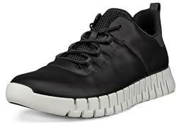 ECCO GRUUV Herren Shoe, BLACK/BLACK, 46 EU