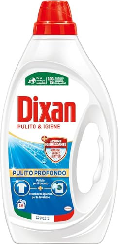 Dixan Detergente Lavadora Líquido Higiene, 19 lavados