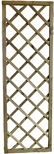 Fercasa grigliato in legno di pino impregnato 180 x 90 cm per rampicanti per esterno