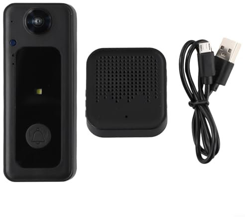 Videocitofono HD Smart WiFi, campanello senza fili con visione remota del telefono cellulare e visione notturna