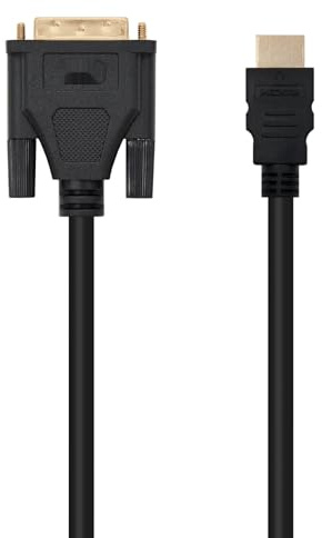 Brightium Cable DVI a HDMI 1.8m, DVI 18+1/M a HDMI A/M, Ideal para conectar Dispositivos de Video transmisión de señales.