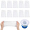 CUVZORA 10 Pièces Chaussette Filtre Skimmer Piscine, Préfiltre Nylon Réutilisable à Maille Ultra-Fine, Capture Feuilles, Insectes, Débris, Compatible Piscine Hors Sol, Intex, Fontaine