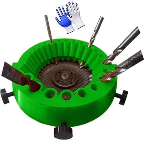 Kueohse Taladro Multifunción, Afilador de Brocas, Pulidora, Afilador de Brocas, Pieza de Pulido, Amoladora Angular.