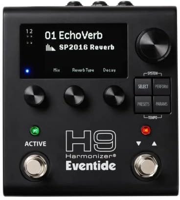 Eventide H9 Harmonizer Gen 2 multieffektpedal | 74 algoritmer, 1 000 + förinställningar, polyfonisk tonhöjd, reverb/fördröjning/modulering, MIDI/USB-C/Bluetooth, stereo I/O