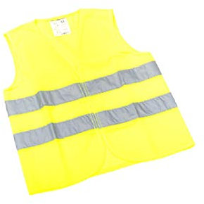 Leina-Werke Kinderwarnweste 13112 Polyester LEINA-Warnweste für Kinder gelb