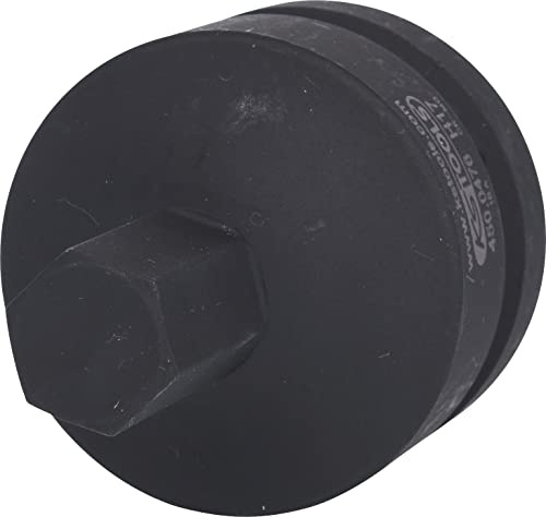 KS Tools 450.0476 Bussola 1per avvitatore ad impulsi per viti a esagono incassato, corta, 17 mm