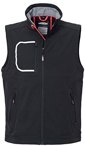 Rossini Trading HH65405HXL Gilet Softshell Zack, Nero, XL