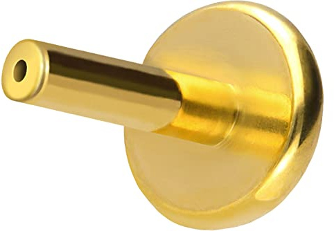 PIERCINGLINE titanetikett med push fit utan förlängning piercing öra conch tragus läpp näsa medusa färg och storleksval, Titan