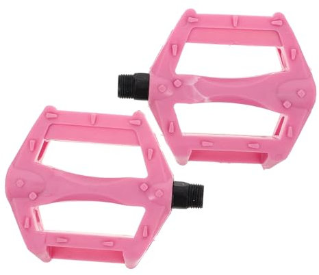 BESPORTBLE Kinderfahrradpedale Ersatz Pedale Flache Pedale Mit Zehenclips Praktisch Für Fahrrad rutschfest Fahrradzubehör Für Rennrad