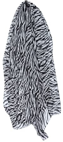 Holibanna 1pieza Bufanda De Chiffon Para Mujer Verano Para Playa y Diseño De Zebra