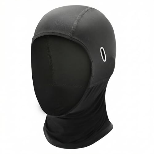 Xyphium Cooling Ice Silk Helmet Liner with Glasses Hole - UPF 50+ UV Protection Skull Cap Balaclava for Men & Women, Breathable Under Helmet Mask for Motorcycle, Cycling, Running & Outdoor Sports