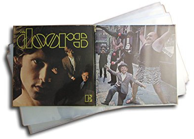Doppel Schallplatten Schutzhüllen Clear Protected (50 Stück)