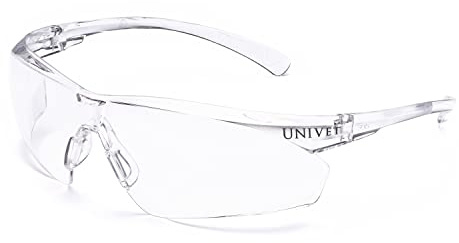 UNIVET - 505 UP lunettes anti-buée et anti-rayures, protection contre les particules et les rayonnements, transparentes, 25260