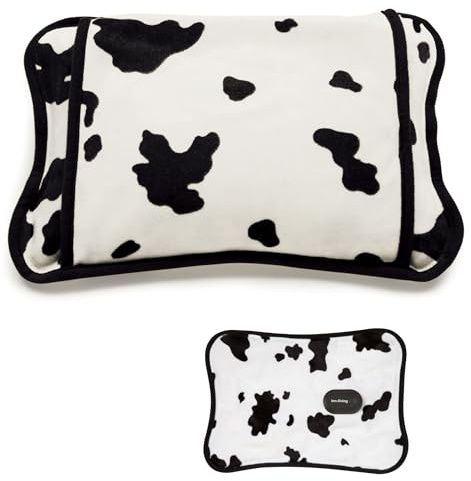 Innoliving Inn-074 Borsa Acqua Calda Muccaldo Cordless C/tasca Mani, color Bianco