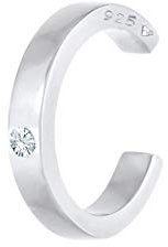 Elli Ohrringe Single Earcuff Kristalle 925 Silber