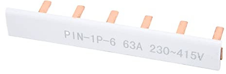 1P busbar anti-rust pure copper insulating tape circuit breaker with good PVC coated busbar 6 way