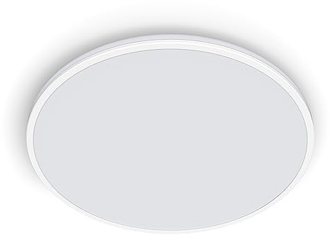 Philips - Plafón Lámpara LED de techo Philips Ozziet Blanco 22W 4000K Luz Blanca Fría regulable con 3 ajustes de ambiente