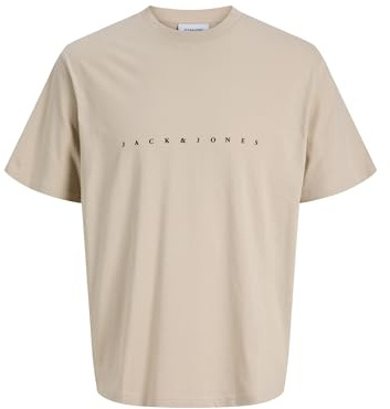 JACK & JONES Moonbeam Jjestar Jj Tee Noos SweatShorts, XXL, XXL UK Beige