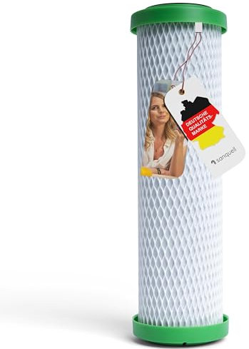 NPure Schadstoff-Wasserfilter | passend carbonit Vario, Sanuno | bis 3 Liter/Minute | gesinterte Aktivkohle