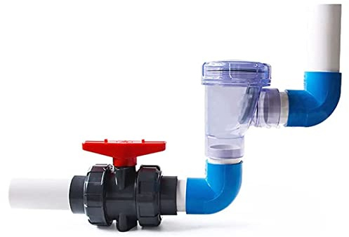 PLLJIAXUAMCLNL PVC Valvola di Ritegno a Lembo Angolare, Eva 50 mm Trasparente Valvola di Ritegno Antiriflusso, Cucina Tubo Fogna Valvola di Controllo Drenaggio Acqua Posteriore