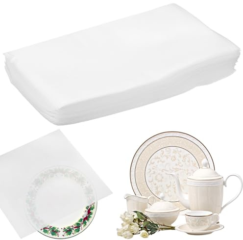 QUARKZMAN 25 Pezzi Custodie in Schiuma Imbottita, 25 x 15 cm Forniture per Imballaggio Fogli in Schiuma per Imballo e Trasloco di Piatti, Porcellane, Libri, Cornici