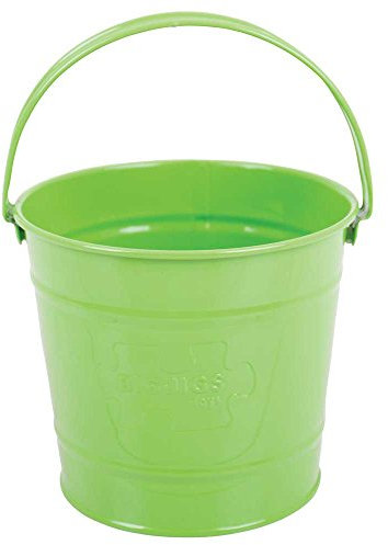 Bigjigs Toys Seau Vert | Jouet Enfant | Jouet de Jardin | Outils de Jardin | Gants de Jardinage | Pelle | Fourche à Bêcher